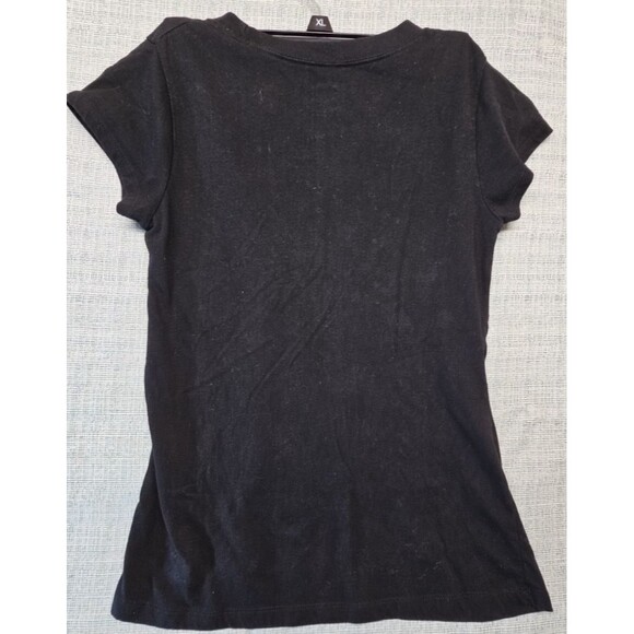 Disney Mickey Mouse Chalk Sketch Graphic T-Shirt Child Medium 6–7 Black Pre-Own - Picture 5 of 7